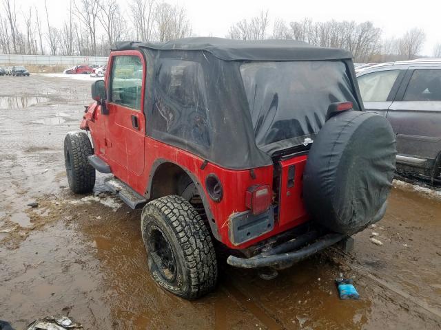 1J4FA29163P303028 - 2003 JEEP WRANGLER / TJ SE  photo 3