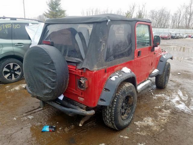 1J4FA29163P303028 - 2003 JEEP WRANGLER / TJ SE  photo 4