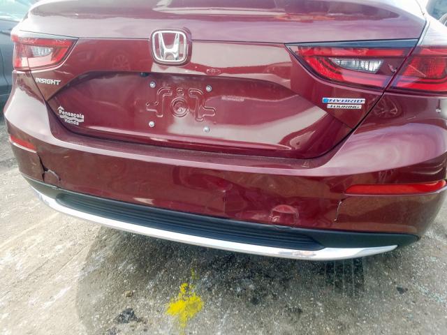 19XZE4F92KE020282 - 2019 HONDA INSIGHT TOURING  photo 9