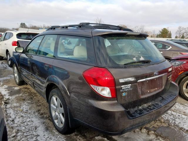 4S4BP61C987351679 - 2008 SUBARU OUTBACK 2.5I  photo 3