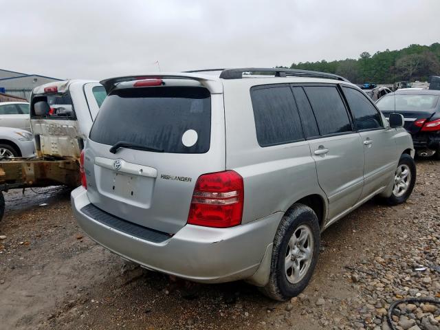 JTEGF21A310001348 - 2001 TOYOTA HIGHLANDER  photo 4