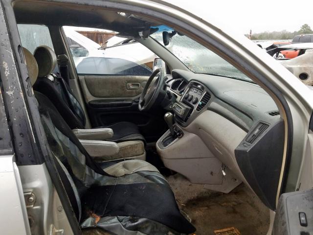 JTEGF21A310001348 - 2001 TOYOTA HIGHLANDER  photo 5