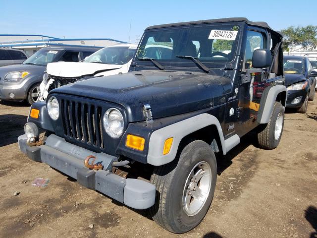 1J4FA49S65P353953 - 2005 JEEP WRANGLER / TJ SPORT  photo 2