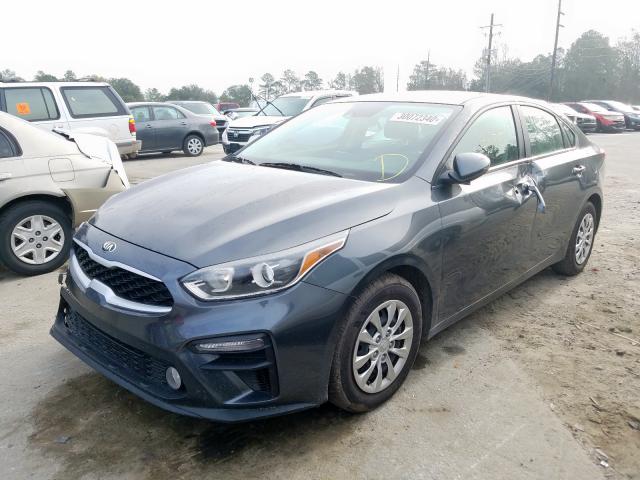 3KPF24AD9KE005785 - 2019 KIA FORTE FE  photo 2