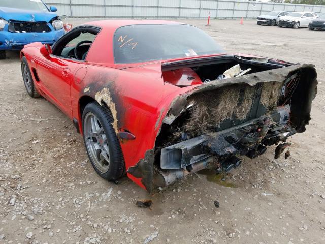 1G1YY12SX25109371 - 2002 CHEVROLET CORVETTE Z06  photo 3