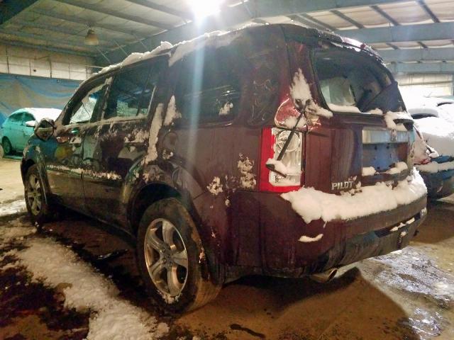 5FNYF4H70CB043009 - 2012 HONDA PILOT EXLN  photo 3