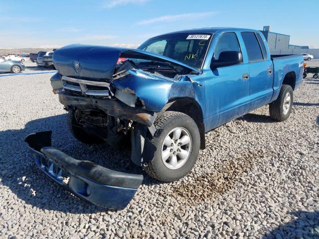 1D7HG38N64S611361 - 2004 DODGE DAKOTA QUAD SPORT  photo 2