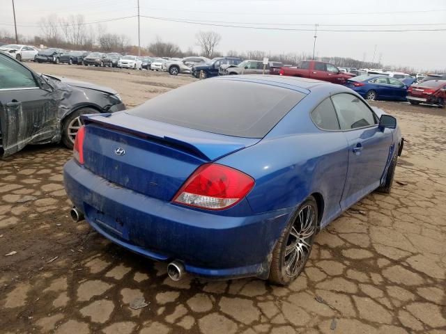 KMHHN65F45U179322 - 2005 HYUNDAI TIBURON GT  photo 4