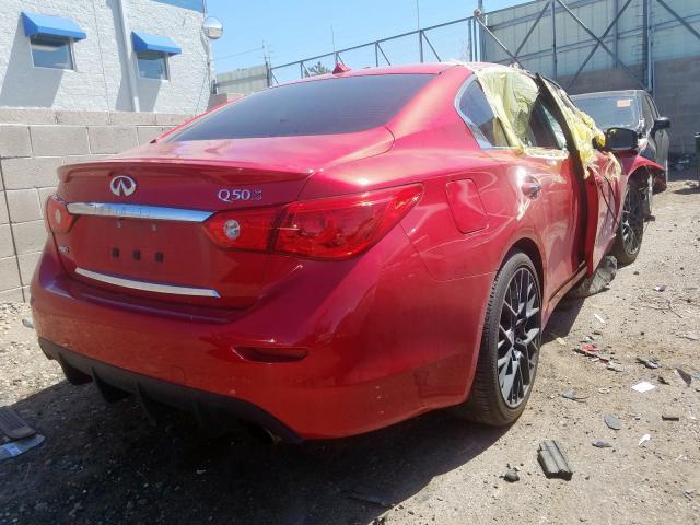 JN1FV7AR5HM871629 - 2017 INFINITI Q50 RED SPORT 400  photo 4