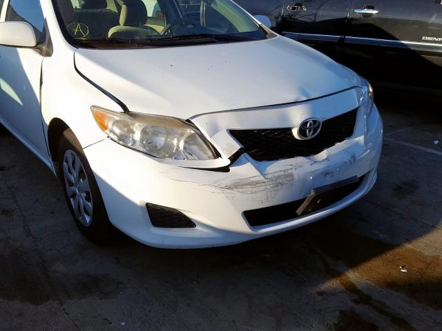 JTDBL40EX99050318 - 2009 TOYOTA COROLLA BASE  照片 9