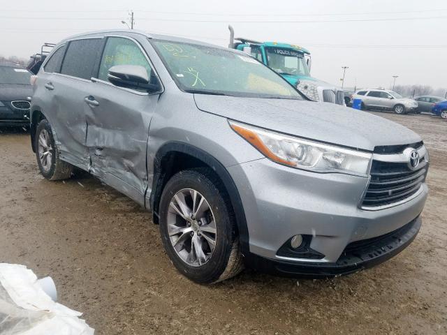 5TDJKRFH4FS075886 - 2015 TOYOTA HIGHLANDER XLE  ფოტო 1
