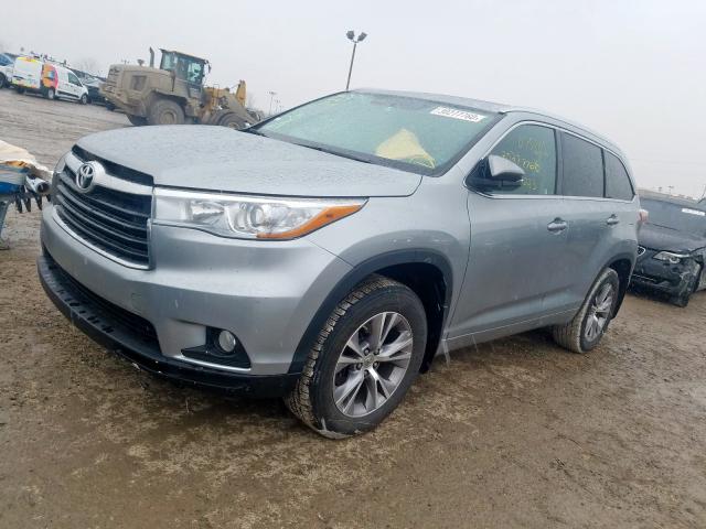 5TDJKRFH4FS075886 - 2015 TOYOTA HIGHLANDER XLE  ფოტო 2