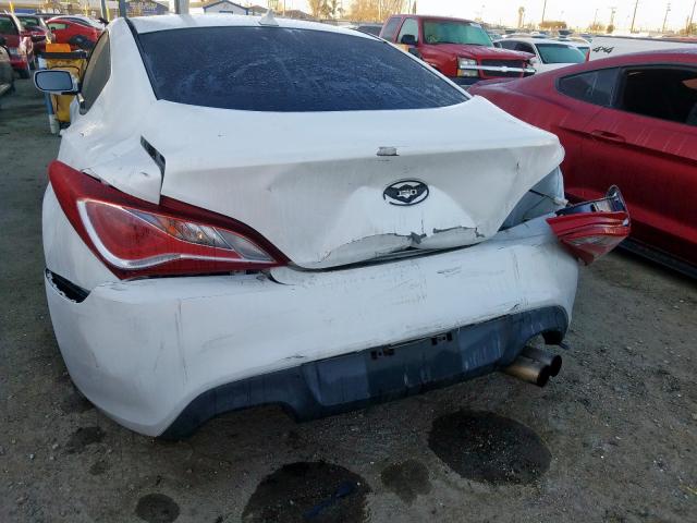 KMHHT6KD7DU108123 - 2013 HYUNDAI GENESIS COUPE 2.0T  photo 9