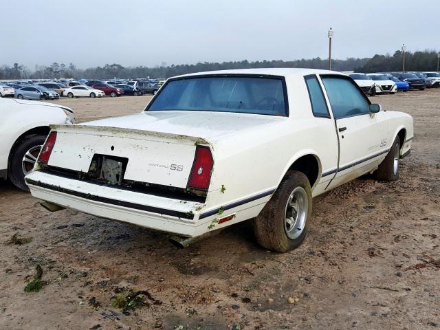 1G1AZ37G1ER220905 - 1984 CHEVROLET MONTE CARLO  photo 4