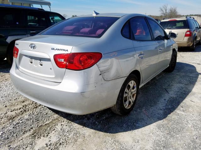 KMHDU46D19U698112 - 2009 HYUNDAI ELANTRA GLS  photo 4