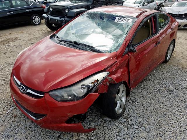 KMHDH4AE2DU735147 - 2013 HYUNDAI ELANTRA GLS  photo 2