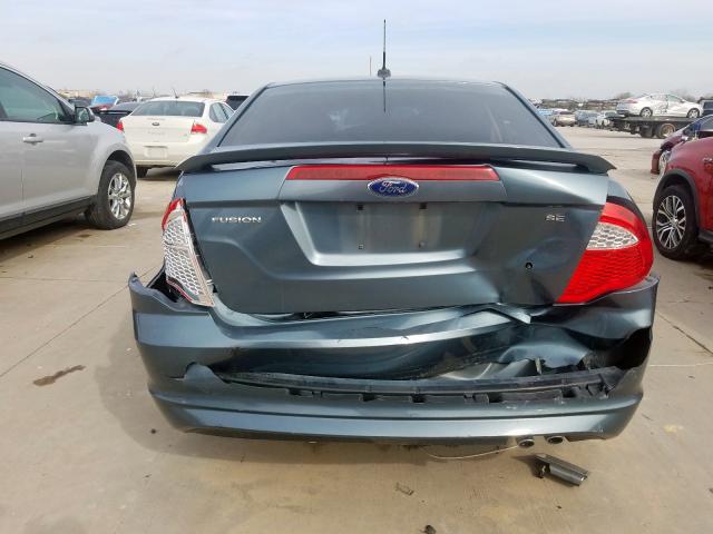 3FAHP0HA6BR178239 - 2011 FORD FUSION SE  photo 9