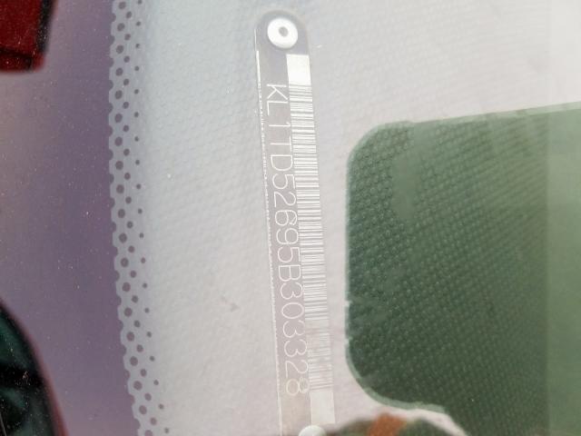 KL1TD52695B303328 - 2005 CHEVROLET AVEO BASE  photo 10