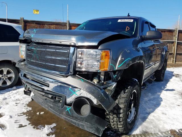 3GTP2VE70DG125643 - 2013 GMC SIERRA K1500 SLE  photo 2