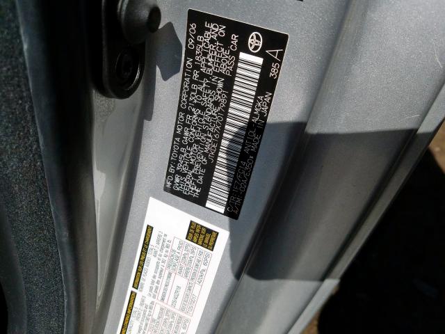 JTKDE167X70179891 - 2007 TOYOTA SCION TC  ფოტო 10