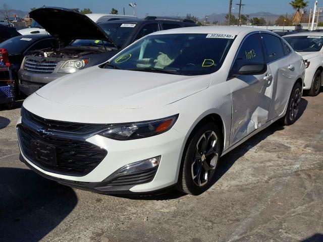 1G1ZG5ST9KF205915 - 2019 CHEVROLET MALIBU RS  photo 2