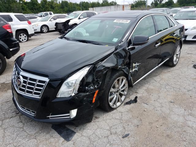 2G61M5S38E9259672 - 2014 CADILLAC XTS LUXURY COLLECTION BLACK photo 2