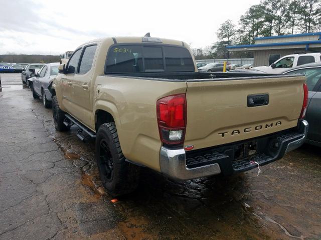 5TFAX5GN1KX145024 - 2019 TOYOTA TACOMA DOUBLE CAB  photo 3