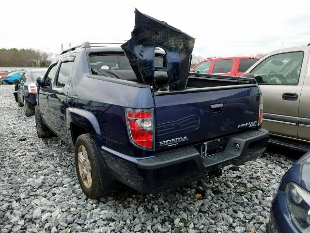 5FPYK1F54DB018523 - 2013 HONDA RIDGELINE RTL  photo 3