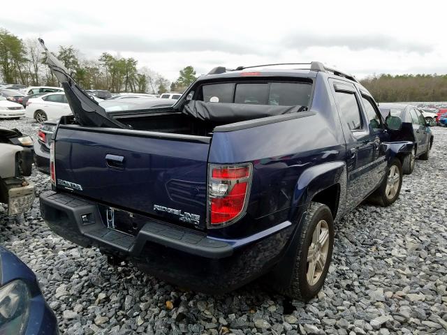 5FPYK1F54DB018523 - 2013 HONDA RIDGELINE RTL  photo 4