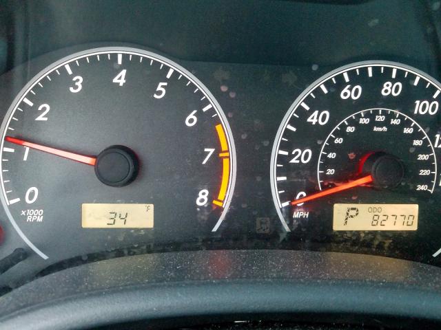 2T1BU4EE8CC895093 - 2012 TOYOTA COROLLA BASE  photo 8