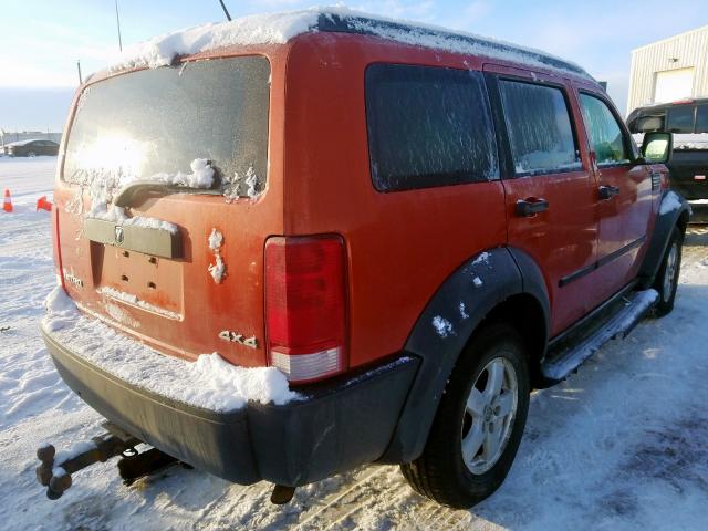 1D8GU28KX7W739325 - 2007 DODGE NITRO SXT  photo 4