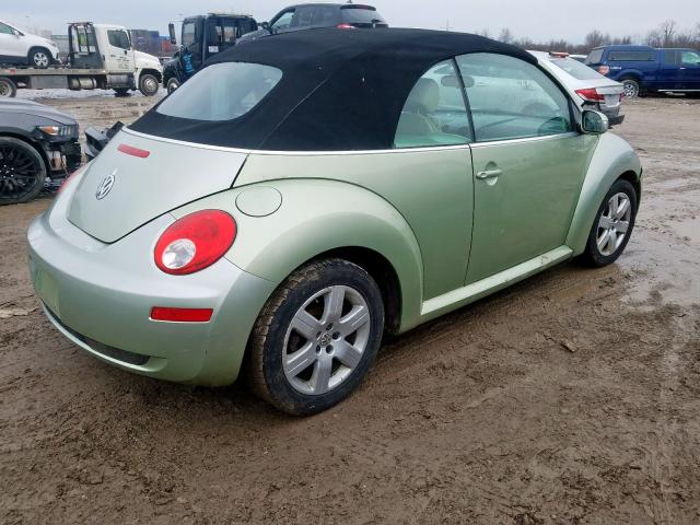 3VWRF31Y87M423814 - 2007 VOLKSWAGEN NEW BEETLE CONVERTIBLE OPTION PACKAGE 1  photo 4