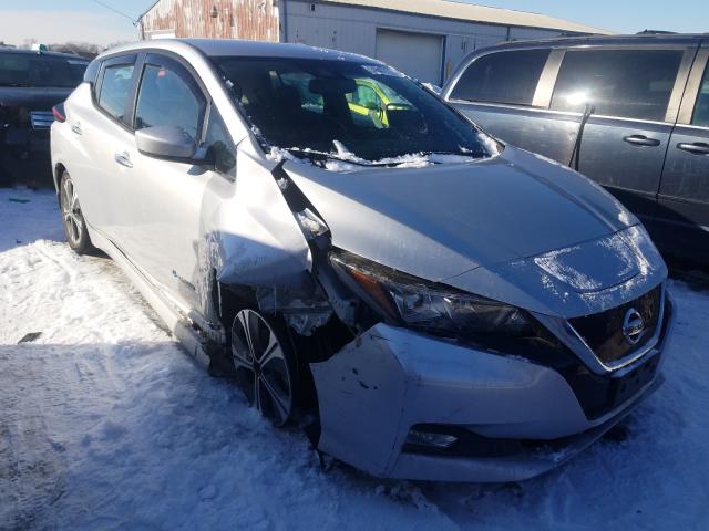 1N4AZ1CP5JC314435 - 2018 NISSAN LEAF S SILVER photo 1