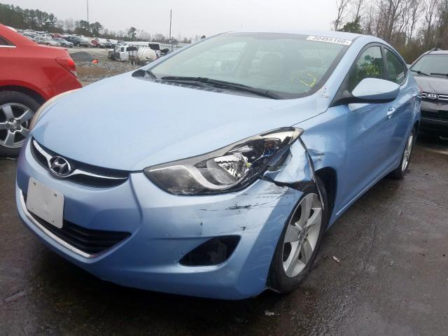 KMHDH4AE3CU311829 - 2012 HYUNDAI ELANTRA GLS  photo 2