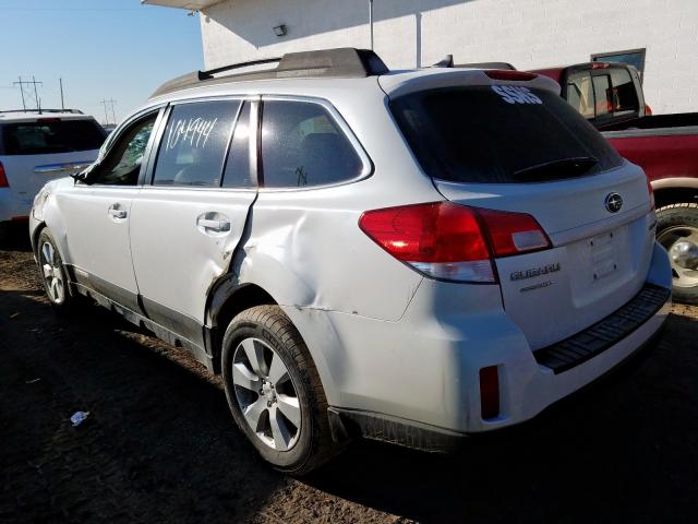 4S4BRBJC0B3391442 - 2011 SUBARU OUTBACK 2.5I LIMITED  photo 3