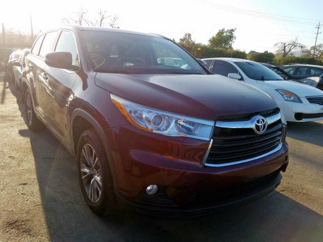 5TDKKRFH5ES005316 - 2014 TOYOTA HIGHLANDER XLE  ფოტო 1