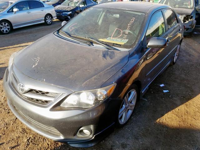 2T1BU4EE8DC113859 - 2013 TOYOTA COROLLA BASE  photo 2