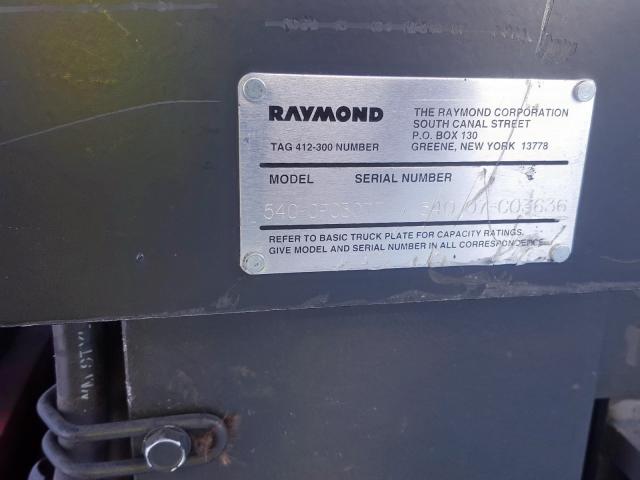 00000054007C03636 - 2007 RAYM FORKLIFT  photo 10