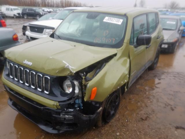 ZACCJAAT0FPB59107 - 2015 JEEP RENEGADE SPORT  photo 2