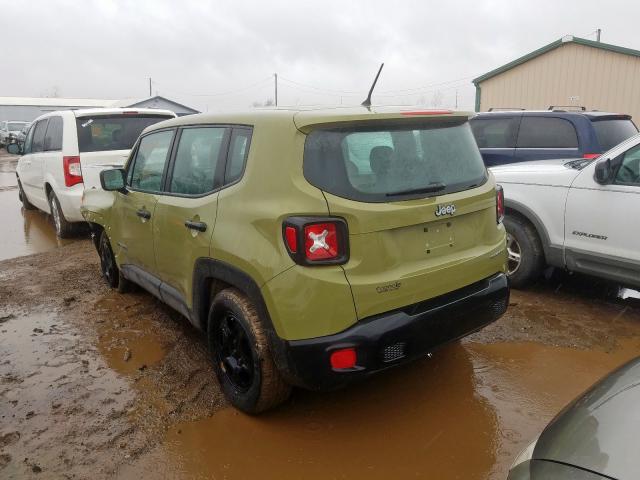 ZACCJAAT0FPB59107 - 2015 JEEP RENEGADE SPORT  լուսանկար 3