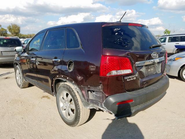 5XYKT3A17CG188362 - 2012 KIA SORENTO BASE  photo 3