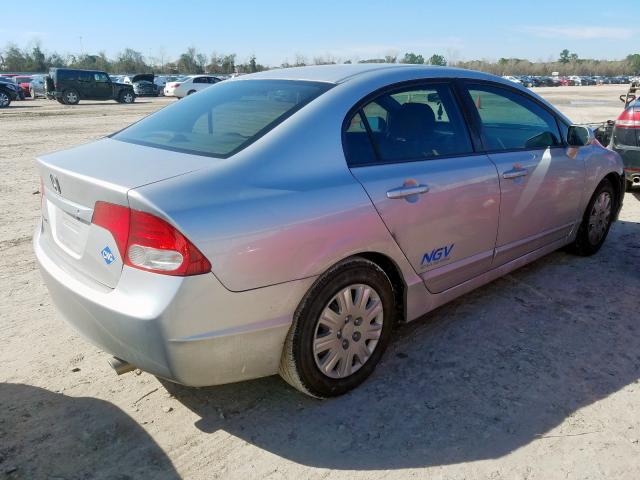 1HGFA46559L000610 - 2009 HONDA CIVIC GX  photo 4