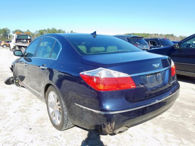 KMHGC4DF5BU131783 - 2011 HYUNDAI GENESIS 4.6L  photo 3