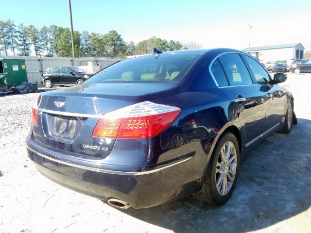 KMHGC4DF5BU131783 - 2011 HYUNDAI GENESIS 4.6L  photo 4