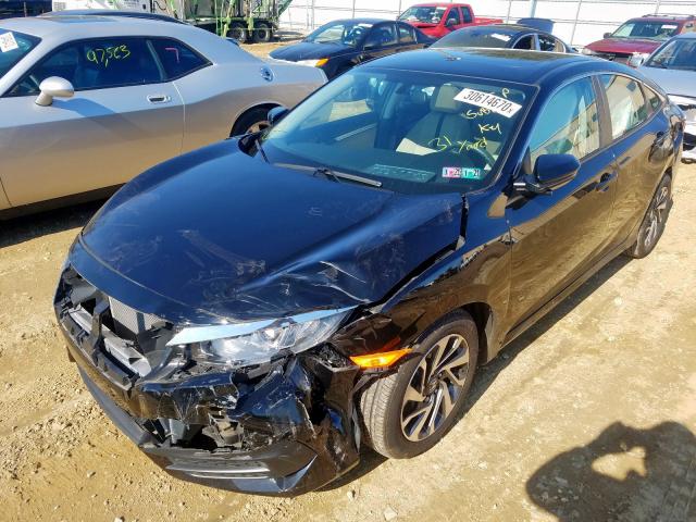 2HGFC2F74HH571341 - 2017 HONDA CIVIC EX  photo 2