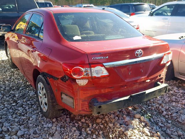 5YFBU4EE5DP178748 - 2013 TOYOTA COROLLA BASE  照片 3