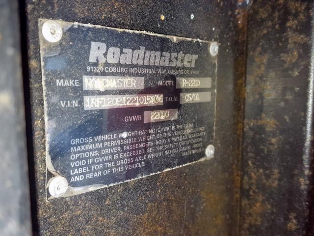 1RF12021221015836 - 2002 ROADMASTER RAIL EXECUTIVE SIGNATURE  photo 10