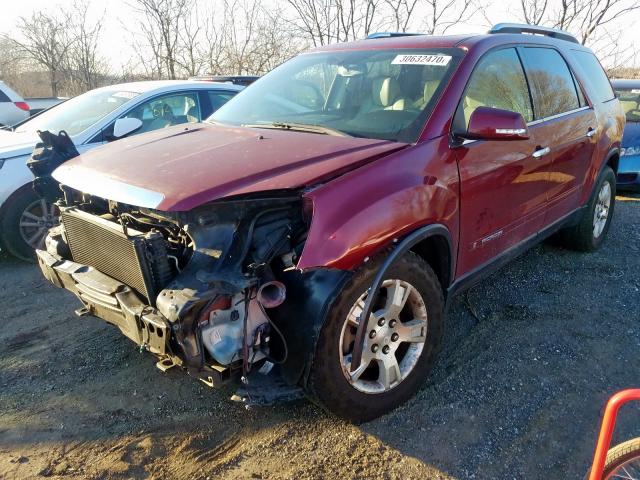 1GKEV33708J297864 - 2008 GMC ACADIA SLT-2  photo 2