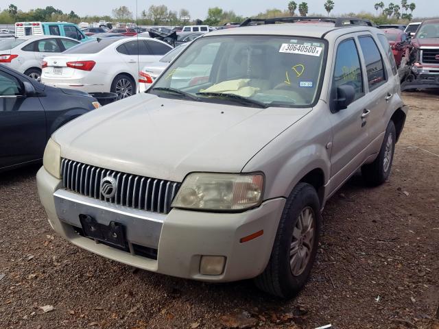 4M2YU81157KJ18440 - 2007 MERCURY MARINER LUXURY  photo 2