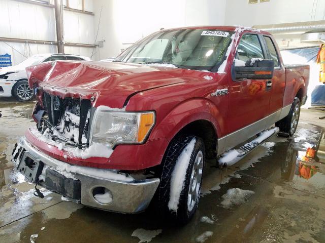 1FTFX1EV2AFB01166 - 2010 FORD F150 SUPER CAB  photo 2